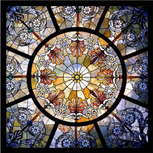 Stained Glass Dome #102
